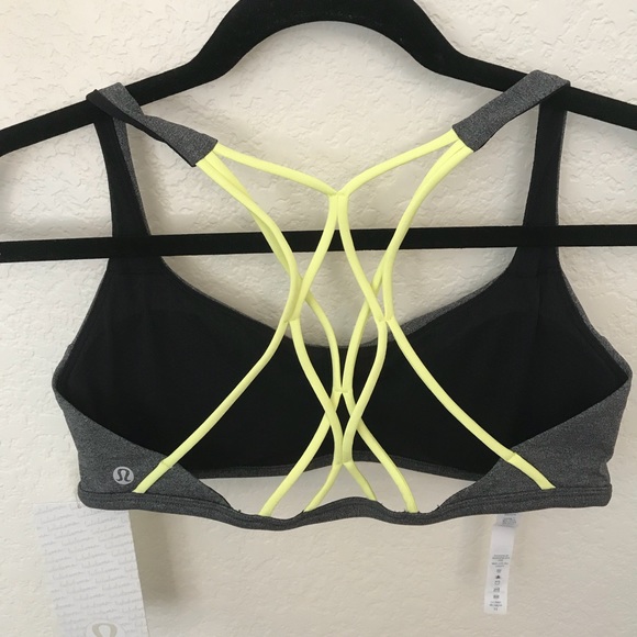 NWT HBLK LULULEMON FREE TO BE ZEN BRA - - Size 10 - Picture 2 of 8